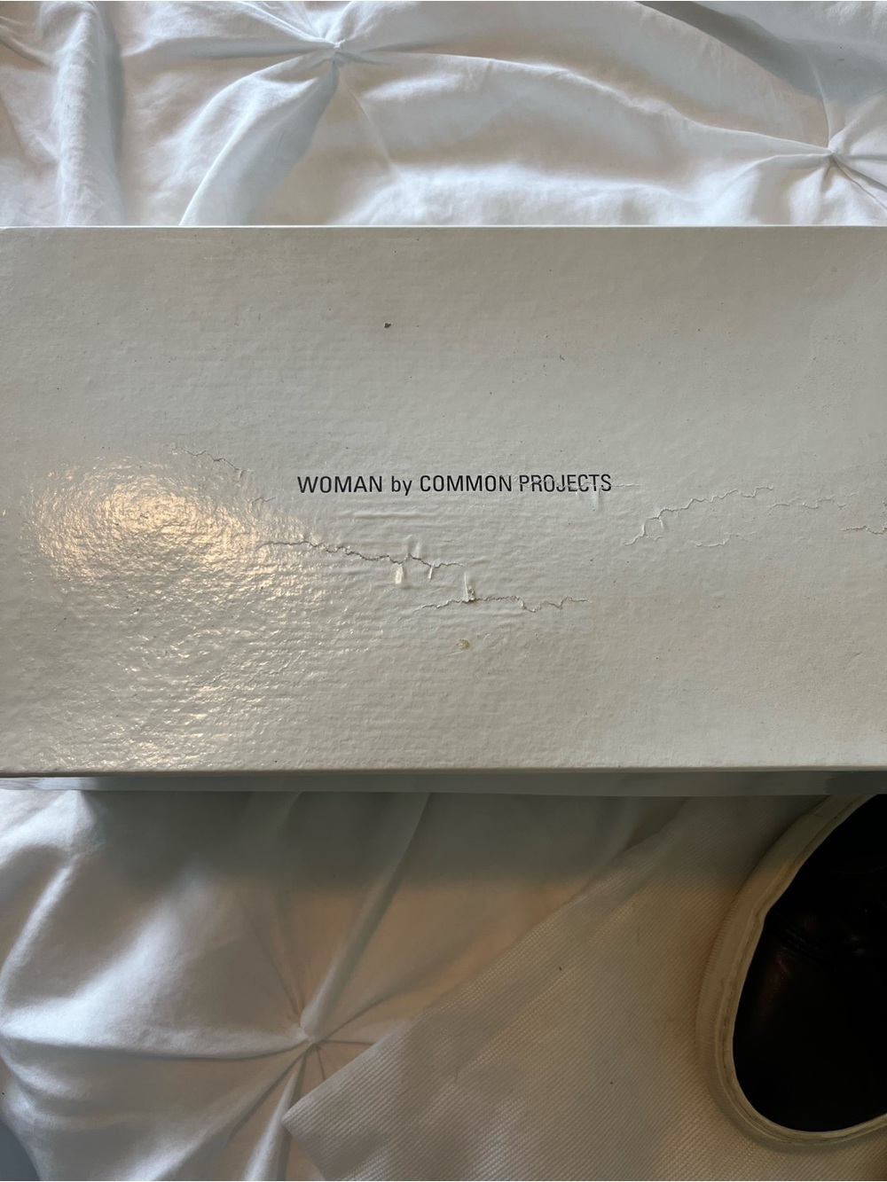 Common Projects Tournament Low Black Leather Sneakers | Box & Dust Bag | Size 40 - Picture 12 of 13